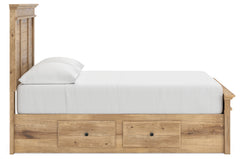 Makidern Tan Full Panel Storage Bed - Ornate Home