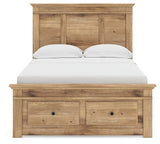 Makidern Tan Full Panel Storage Bed - Ornate Home