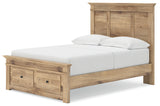 Makidern Tan Full Panel Storage Bed - Ornate Home