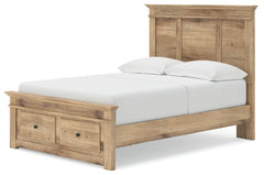 Makidern Tan Full Panel Storage Bed - Ornate Home