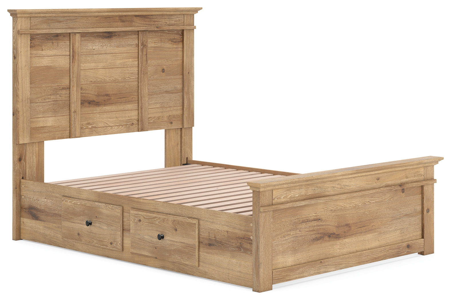 Makidern Tan Full Panel Storage Bed - Ornate Home