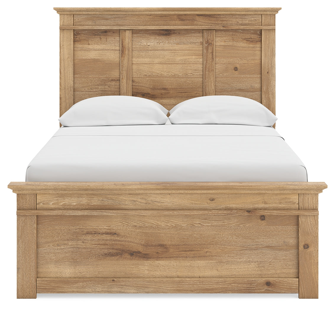 Makidern Tan Full Panel Storage Bed - Ornate Home