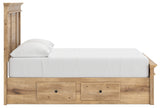 Makidern Tan Full Panel Storage Bed - Ornate Home