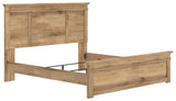 Makidern Tan King Panel Bed - Ornate Home