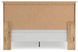 Makidern Tan King Panel Bed - Ornate Home