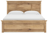 Makidern Tan King Panel Storage Bed - Ornate Home