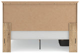 Makidern Tan King Panel Storage Bed - Ornate Home