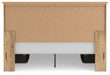 Makidern Tan King Panel Storage Bed - Ornate Home