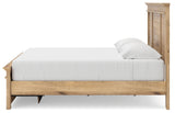 Makidern Tan King Panel Storage Bed - Ornate Home