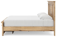 Makidern Tan King Panel Storage Bed - Ornate Home