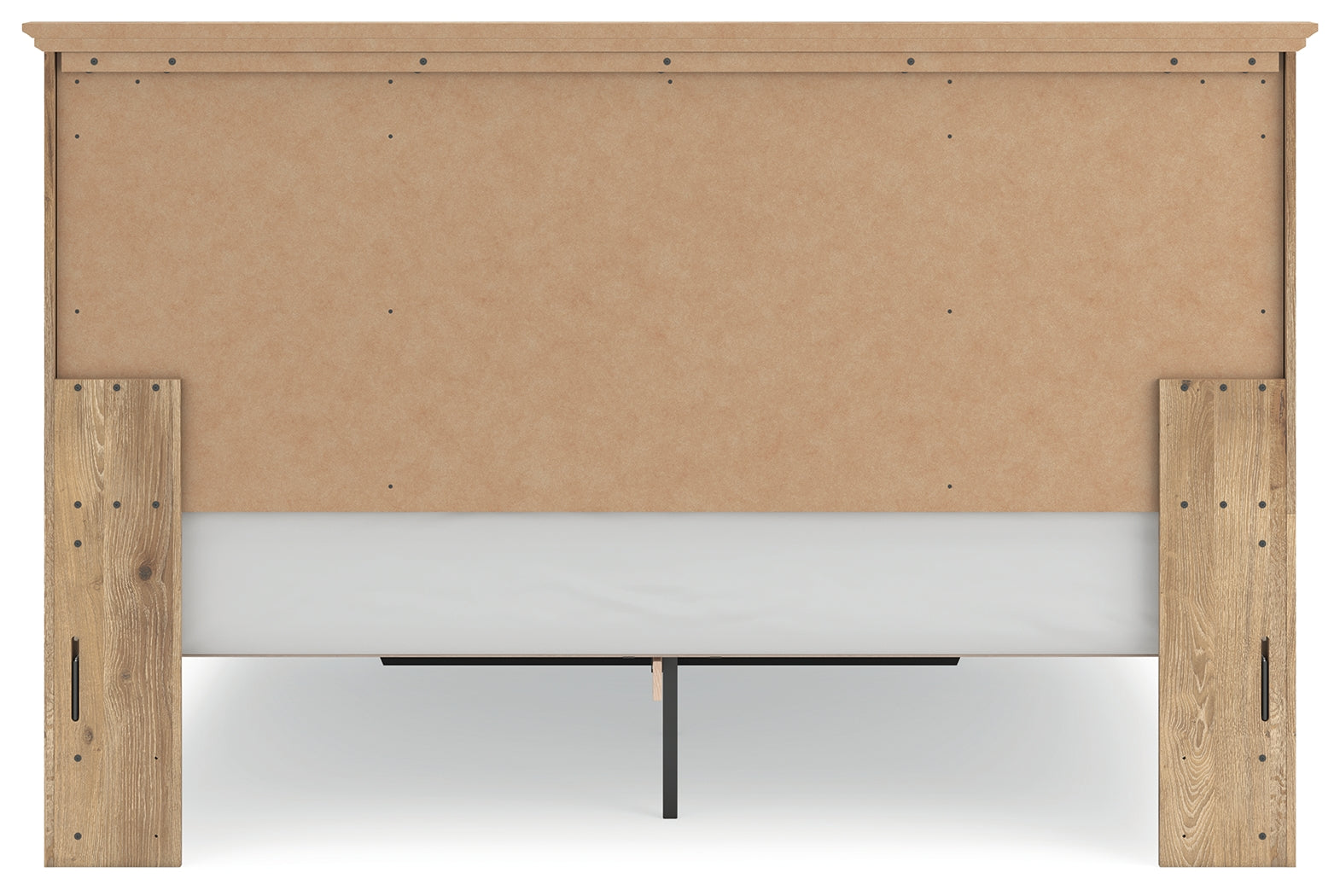 Makidern Tan King Panel Storage Bed - Ornate Home