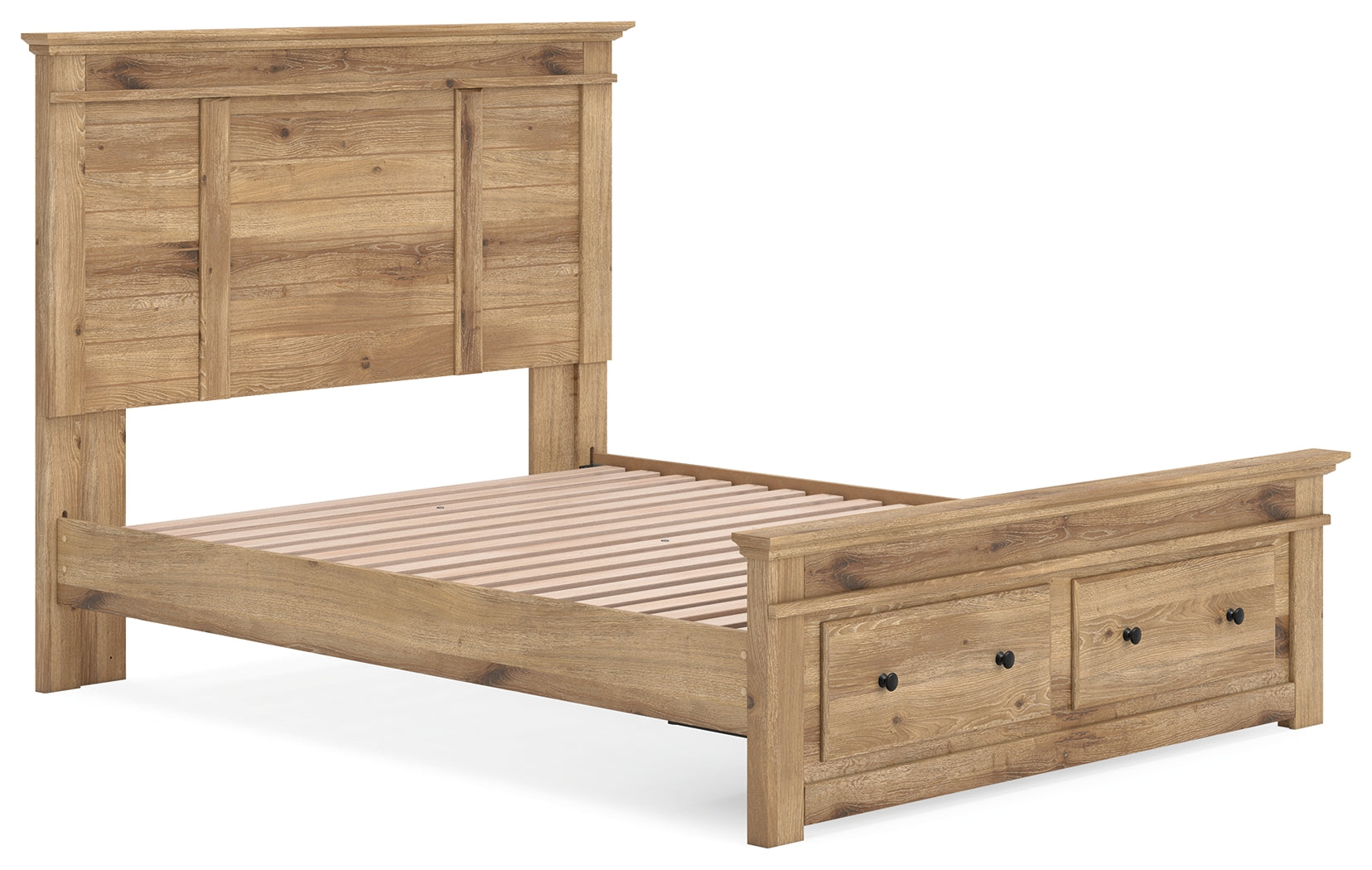 Makidern Tan Queen Panel Storage Bed (Online Special Price) - Ornate Home
