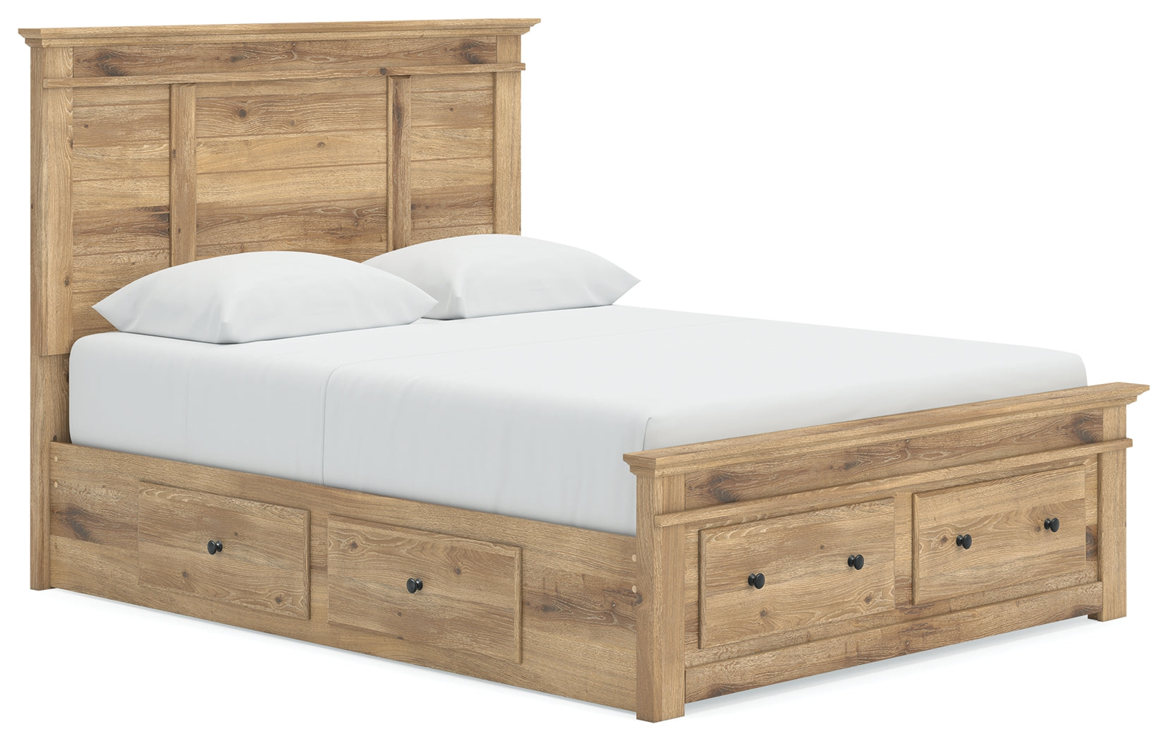 Makidern Tan Queen Panel Storage Bed (Online Special Price) - Ornate Home