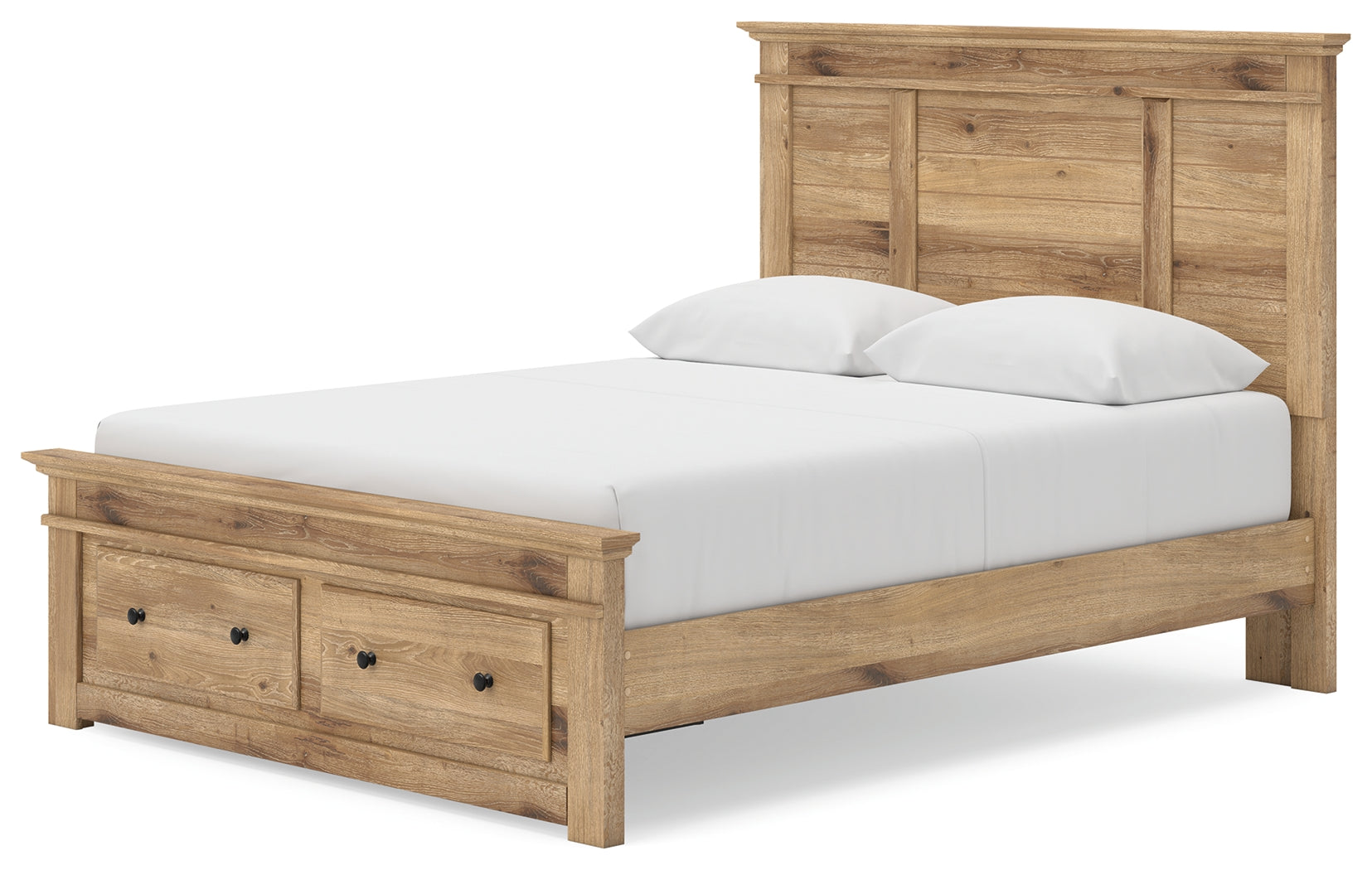 Makidern Tan Queen Panel Storage Bed (Online Special Price) - Ornate Home