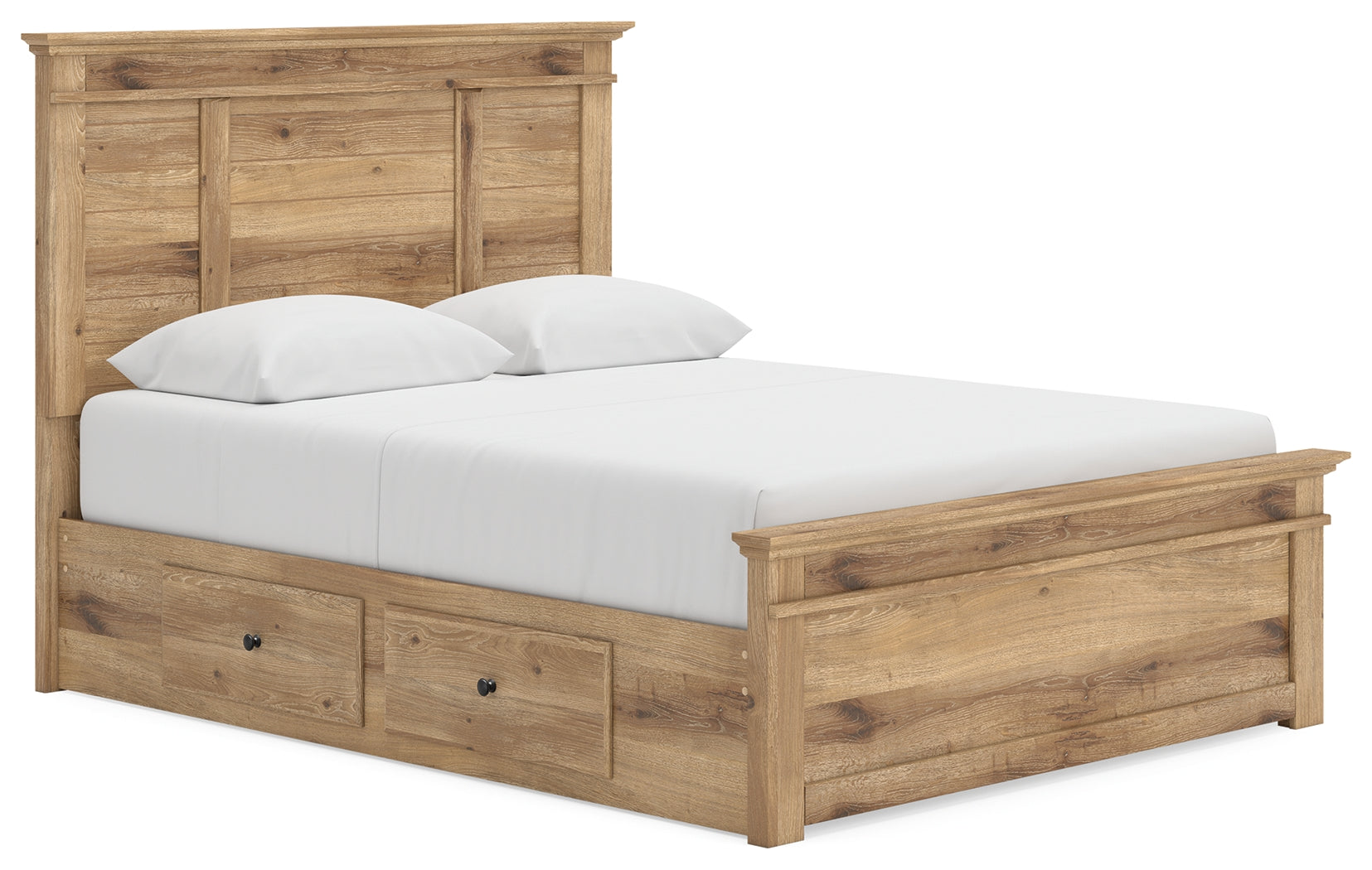 Makidern Tan Queen Panel Storage Bed (Online Special Price) - Ornate Home