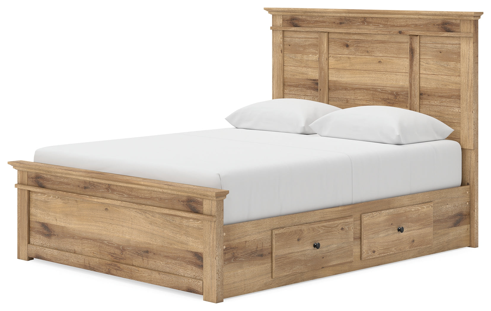 Makidern Tan Queen Panel Storage Bed (Online Special Price) - Ornate Home