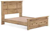 Makidern Tan Queen Panel Storage Bed - Ornate Home