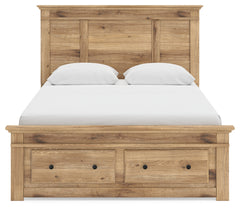 Makidern Tan Queen Panel Storage Bed - Ornate Home
