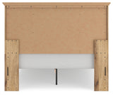 Makidern Tan Queen Panel Storage Bed - Ornate Home