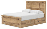 Makidern Tan Queen Panel Storage Bed - Ornate Home