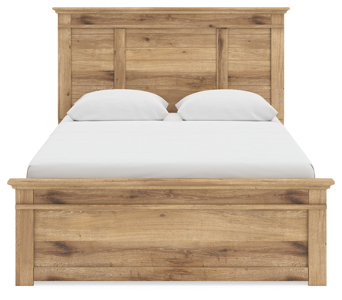 Makidern Tan Queen Panel Storage Bed - Ornate Home