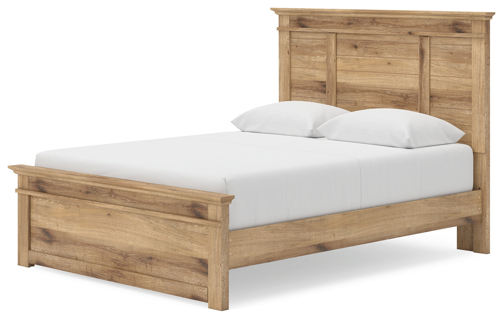 Makidern Tan Queen Panel Storage Bed - Ornate Home