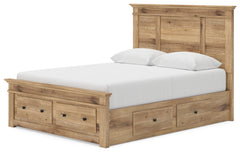 Makidern Tan Queen Panel Storage Bed - Ornate Home