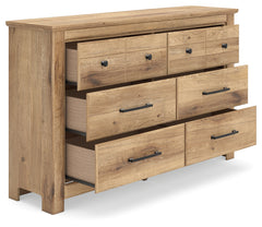 Makidern Tan Six Drawer Dresser - Ornate Home