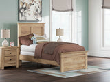 Makidern Tan Twin Panel Bed - Ornate Home