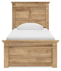 Makidern Tan Twin Panel Storage Bed - Ornate Home