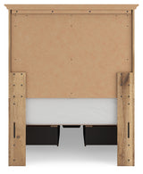 Makidern Tan Twin Panel Storage Bed - Ornate Home