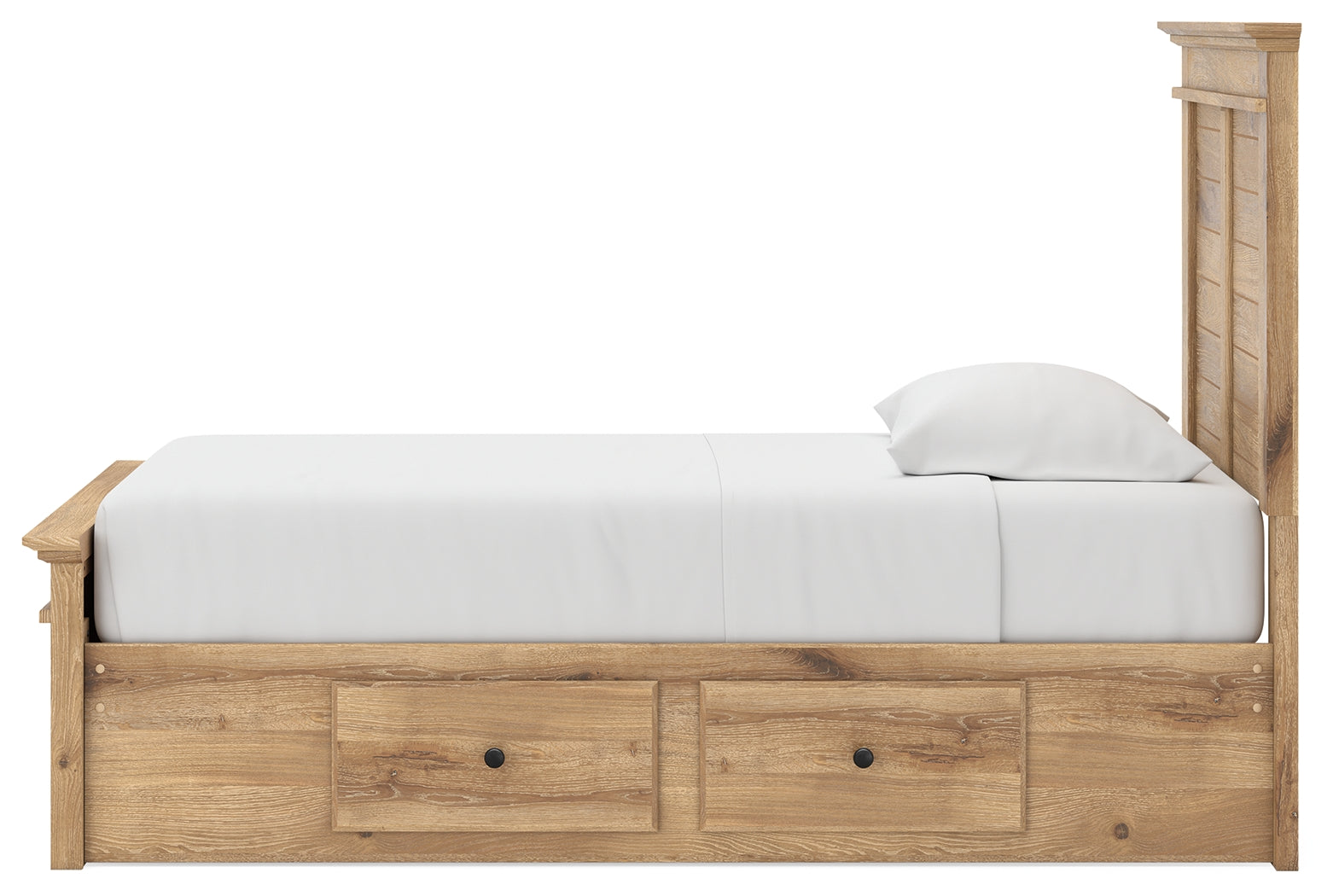 Makidern Tan Twin Panel Storage Bed - Ornate Home