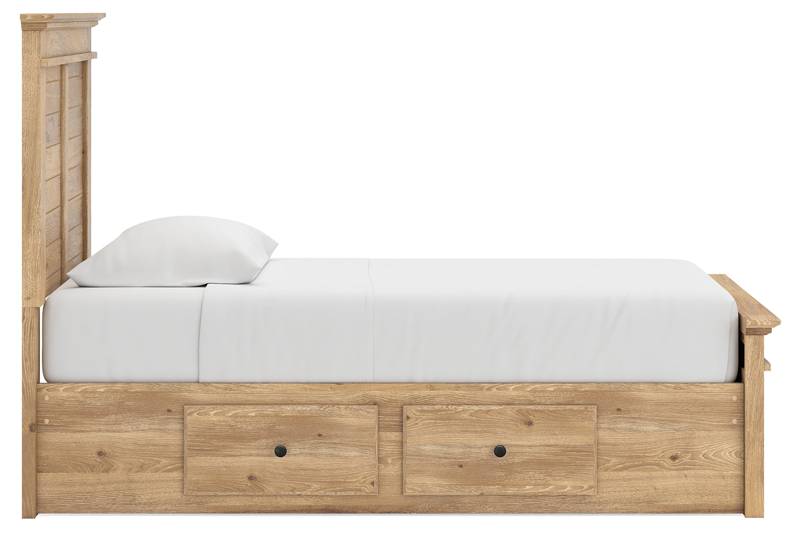 Makidern Tan Twin Panel Storage Bed - Ornate Home