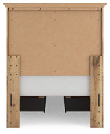 Makidern Tan Twin Panel Storage Bed - Ornate Home
