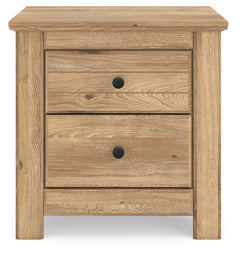 Makidern Tan Two Drawer Night Stand - Ornate Home