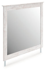 Makidern Whitewash Bedroom Mirror (Online Special Price) - Ornate Home