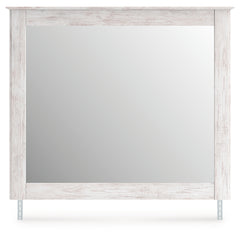 Makidern Whitewash Bedroom Mirror - Ornate Home