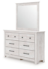 Makidern Whitewash Dresser and Mirror (Online Special Price) - Ornate Home