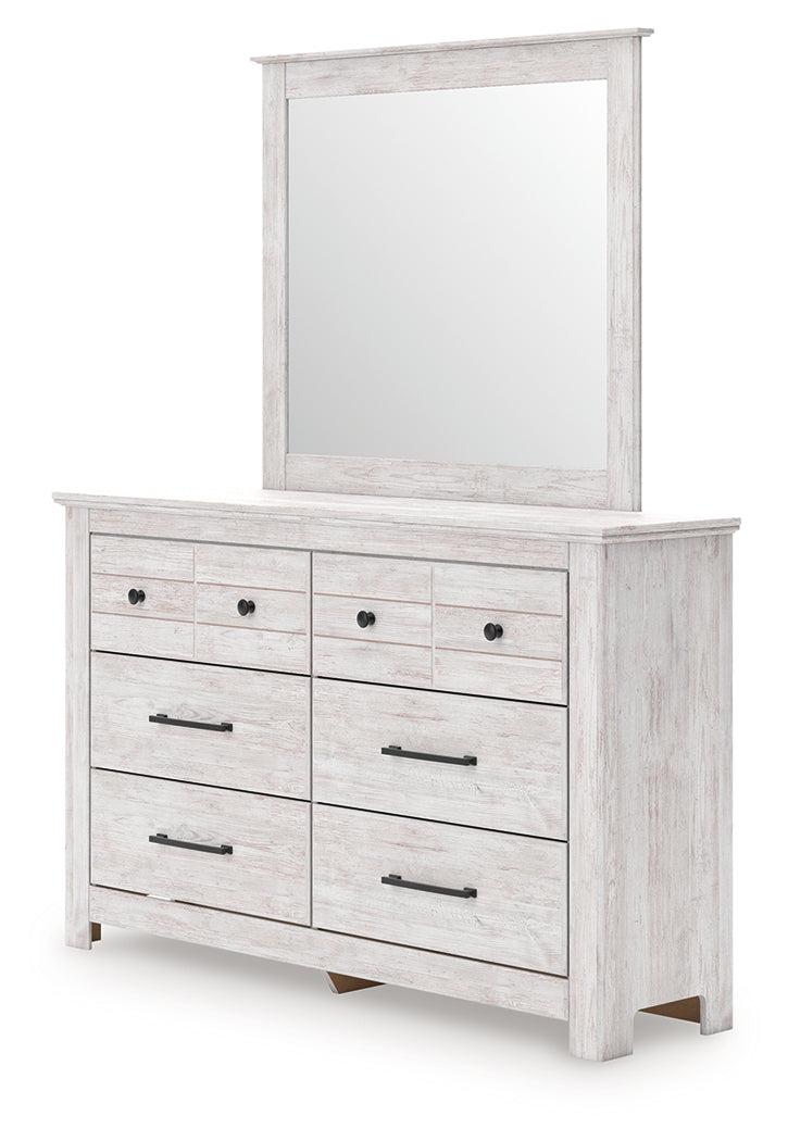 Makidern Whitewash Dresser and Mirror (Online Special Price) - Ornate Home