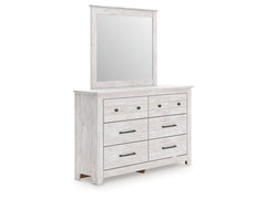 Makidern Whitewash Dresser and Mirror - Ornate Home