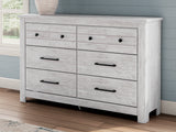 Makidern Whitewash Dresser and Mirror - Ornate Home