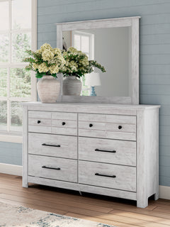 Makidern Whitewash Dresser and Mirror - Ornate Home