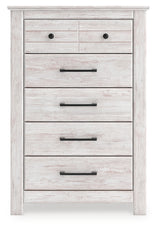 Makidern Whitewash Five Drawer Chest - Ornate Home