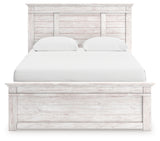 Makidern Whitewash Queen Panel 2 Storage Bed (Online Special Price) - Ornate Home