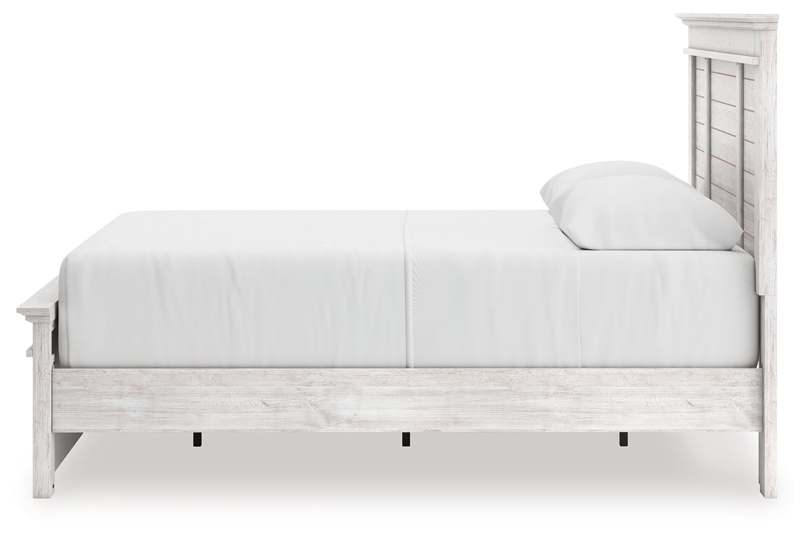 Makidern Whitewash Queen Panel 2 Storage Bed - Ornate Home