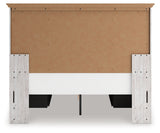 Makidern Whitewash Queen Panel 4 Storage Bed - Ornate Home
