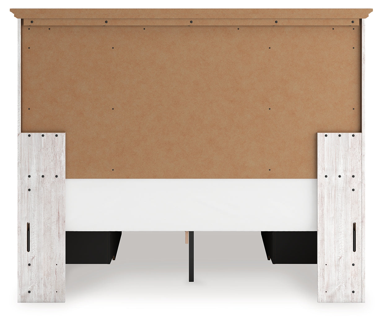 Makidern Whitewash Queen Panel 6 Storage Bed - Ornate Home