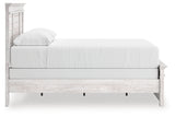 Makidern Whitewash Queen Panel Bed, Dresser and Mirror (Online Special Price) - Ornate Home