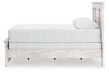 Makidern Whitewash Queen Panel Bed, Dresser and Mirror (Online Special Price) - Ornate Home