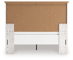 Makidern Whitewash Queen Panel Bed, Dresser and Mirror - Ornate Home